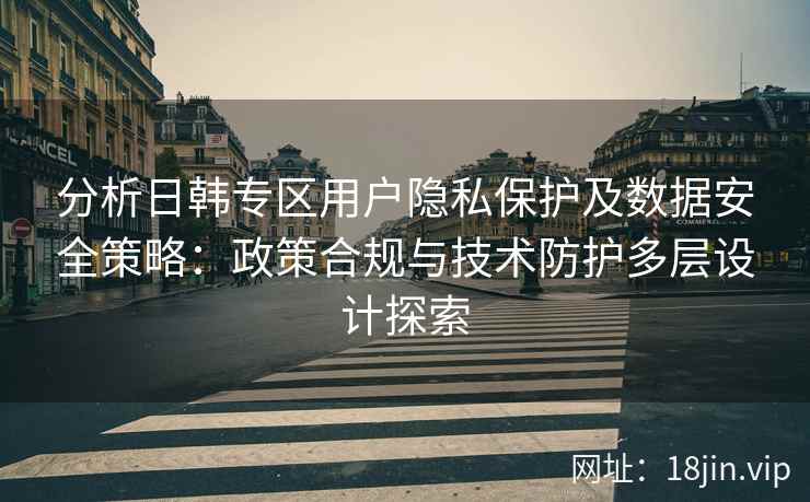 分析日韩专区用户隐私保护及数据安全策略：政策合规与技术防护多层设计探索